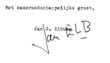 handtekening Jan G. Elburg